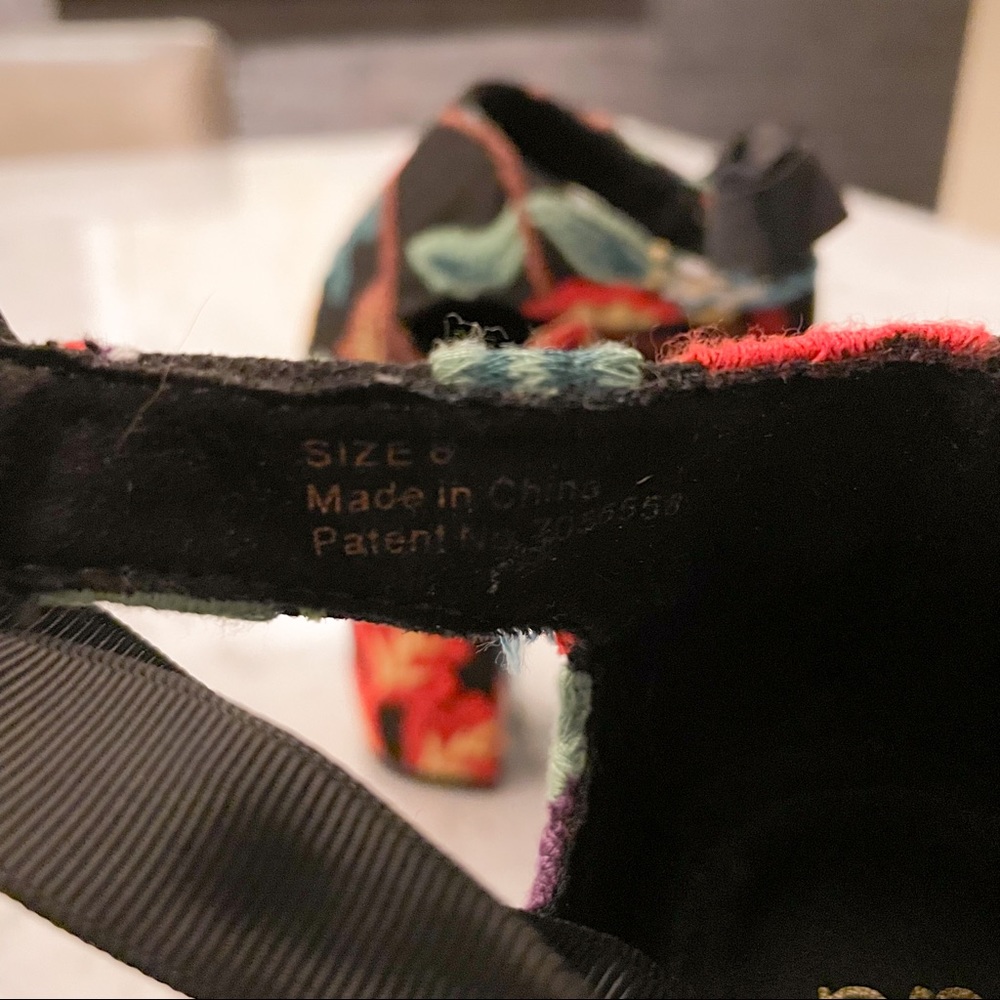 New York & Company Embroidered Platform Sandals - Picture 9 of 9